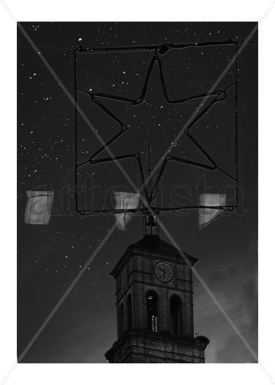 Estrellas y banderas Otras temáticas Blanco y Negro (Digital)