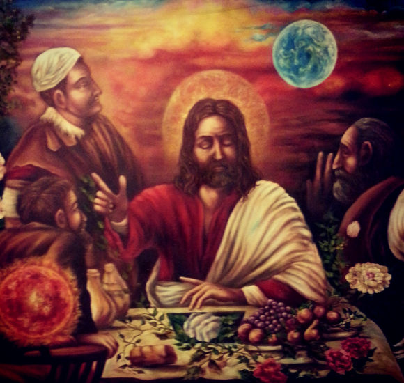 last supper Oil Canvas Figure Painting