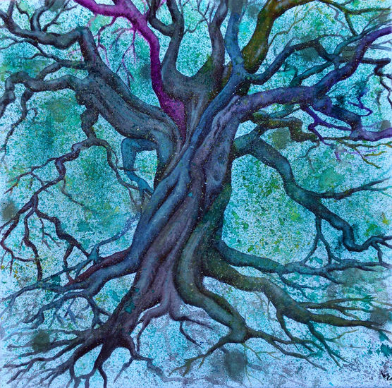 Árbol de los Nueve Acrylic Canvas Others