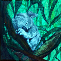 Koala dormido