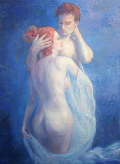 Moonlight Óleo Lienzo Desnudos