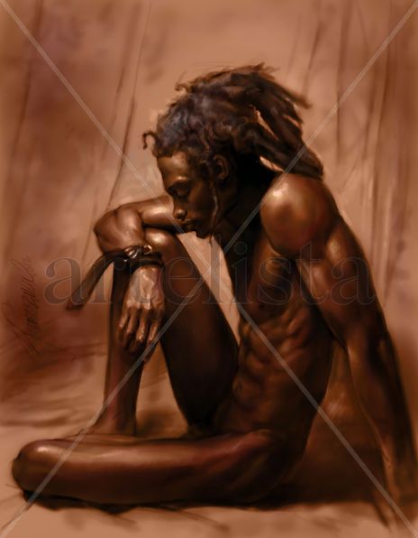 Negro desnudo