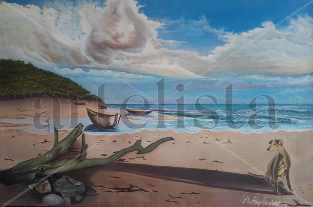 Mosquitia Hondureña Oil Canvas Landscaping