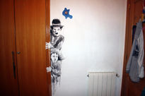 Charles Chaplin wall