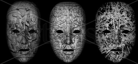 Máscaras 3 tríptico