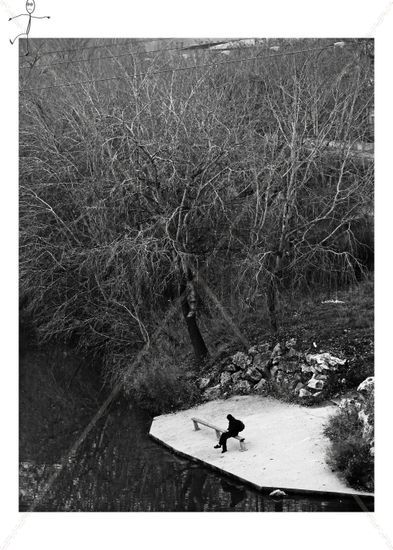 Funambulista Otras temáticas Blanco y Negro (Digital)