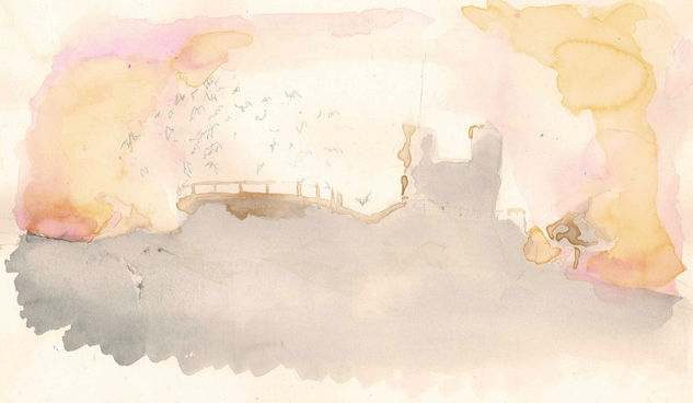 castell Watercolour Paper Landscaping