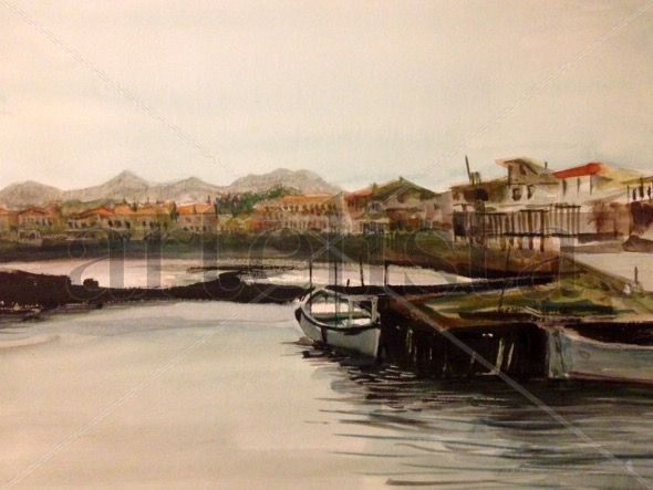 Cabo de Palos Watercolour Paper Marine Painting