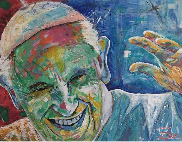 Papa Francisco, El Gran Reformador Acrílico Lienzo Retrato