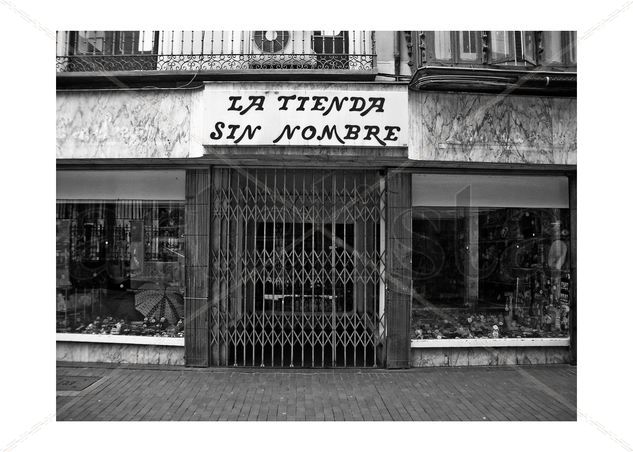 La tienda sin nombre Conceptual/Abstracto Blanco y Negro (Digital)