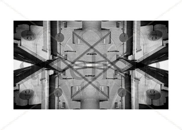 parabolical Conceptual/Abstracto Blanco y Negro (Digital)