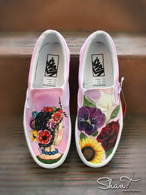 tenis con Flores