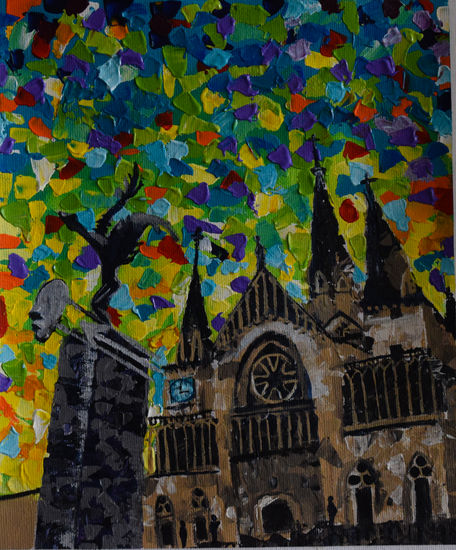 Catedral de Manizales Acrylic Canvas Landscaping