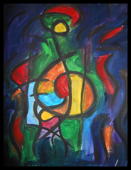 En claves de colores - In colored clefs Watercolour Paper Others