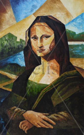 La Gioconda Oil Canvas Portrait