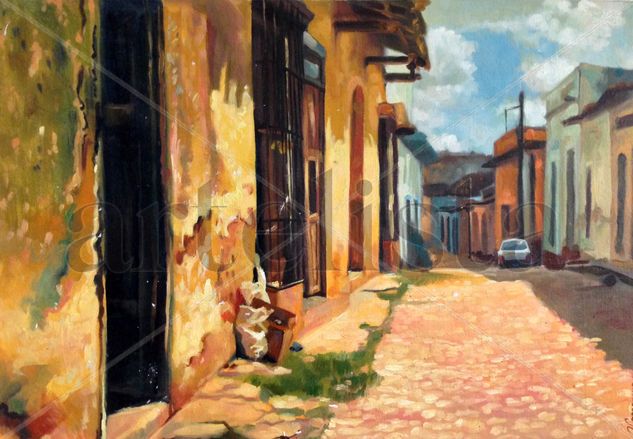 trinidad, cuba Oil Canvas Landscaping