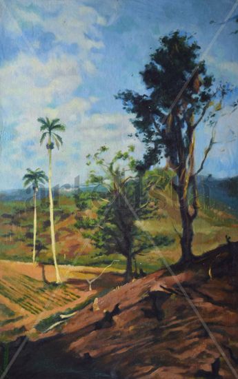 paisaje rural Oil Canvas Landscaping