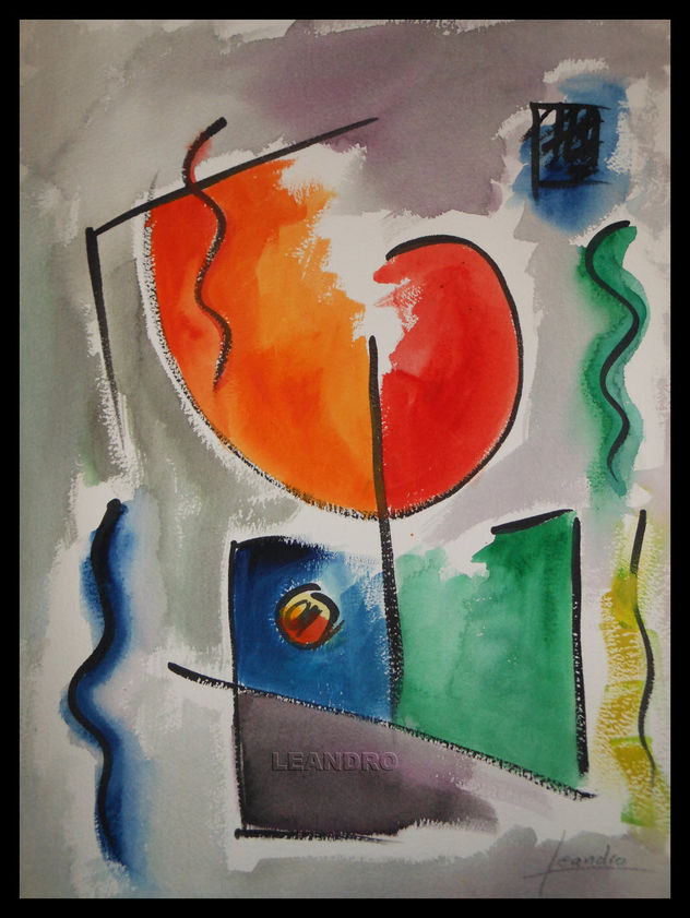 Figura o forma exótica sobre fondo gris - Exotic figure or shape on gray background