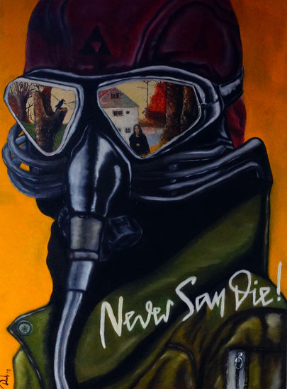 Never Say Die! Oil Canvas Landscaping