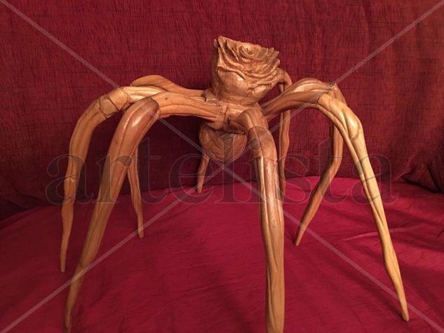 ARAÑA-ROSA Wood Abstract