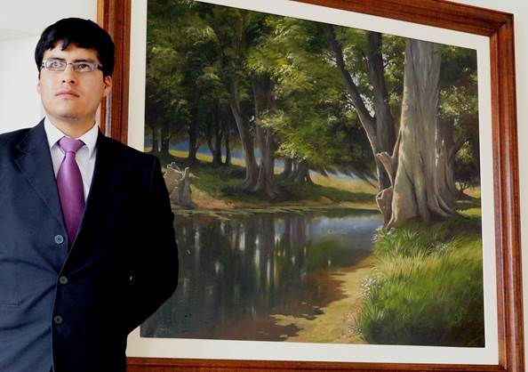 Giancarlo Mendoza y la obra Germinal