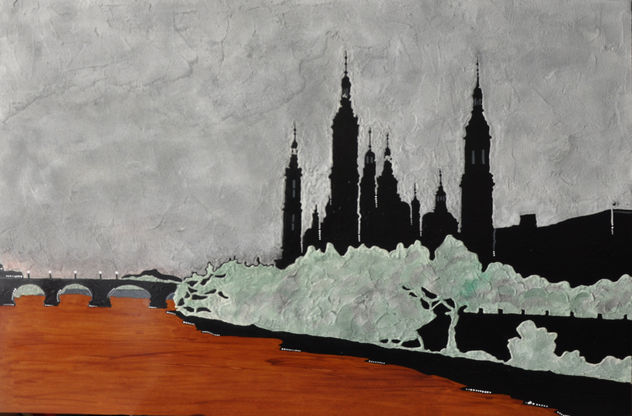 EL PILAR DESDE EL RIO EBRO