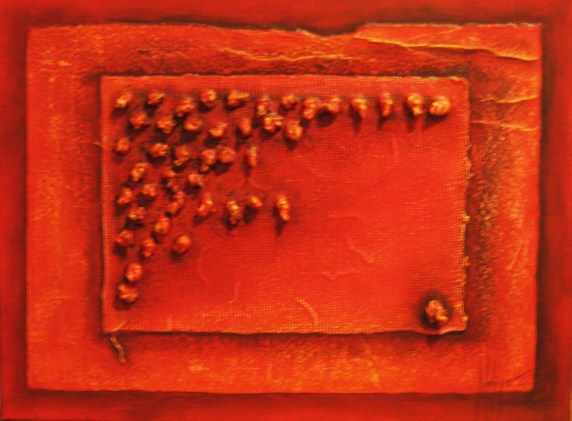 Retazos Rojos con Nudos
