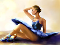 Ballerina en azul