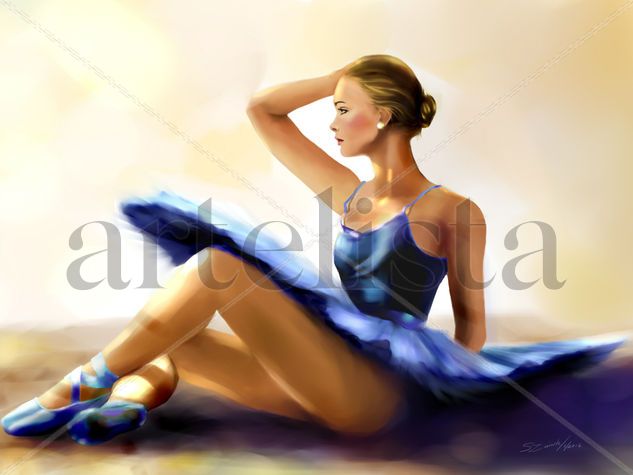 Ballerina en azul 