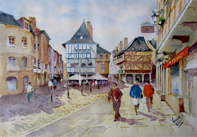 Dinan Watercolour Paper Landscaping