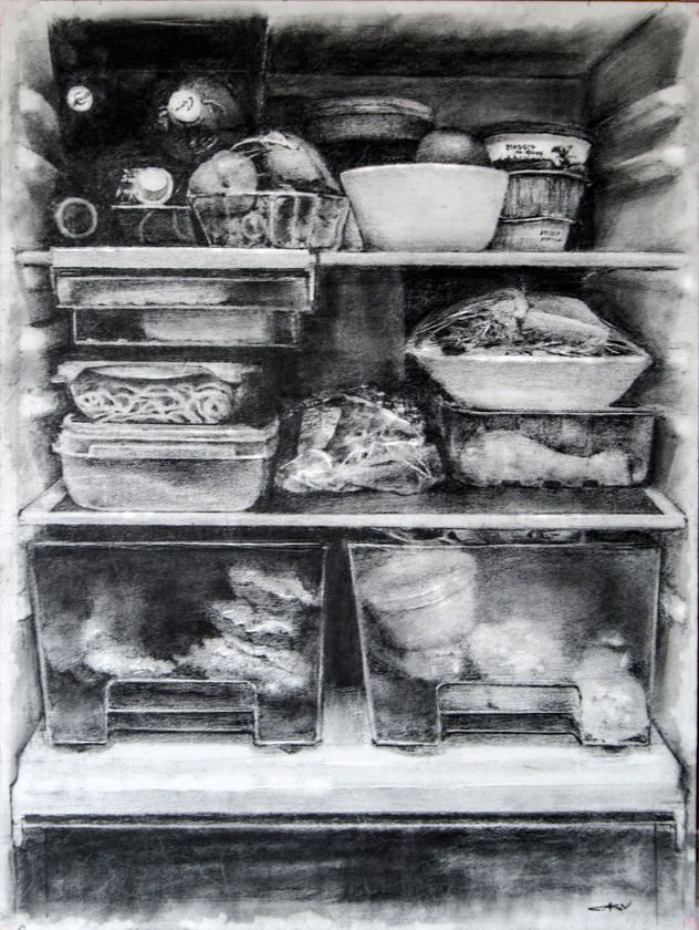Interior de frigorífico