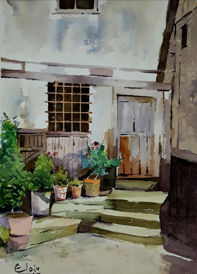 Rincón de Mogarraz Watercolour Paper Landscaping