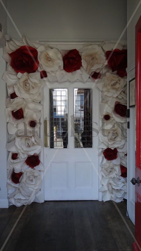 Flores puerta
