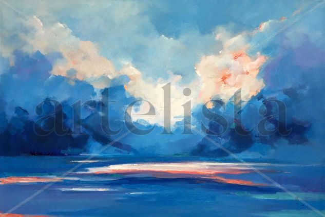 Mysterious sky 249 Oil Canvas Others