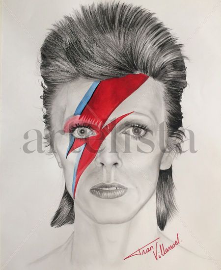 David Bowie Carboncillo