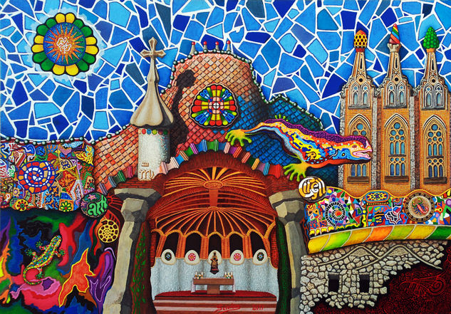 Gaudí - mi composición Mixed media Others Others