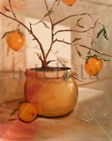 El Naranjo Oil Canvas Still Life Paintings