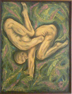 Equilibrio Selvatico Oil Canvas Nude Paintings