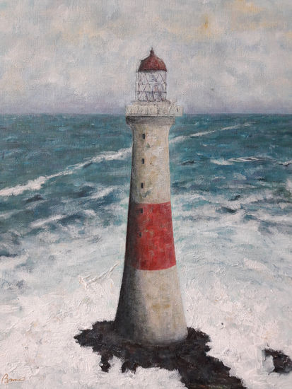 Faro 2 Acrylic Panel Marine Painting