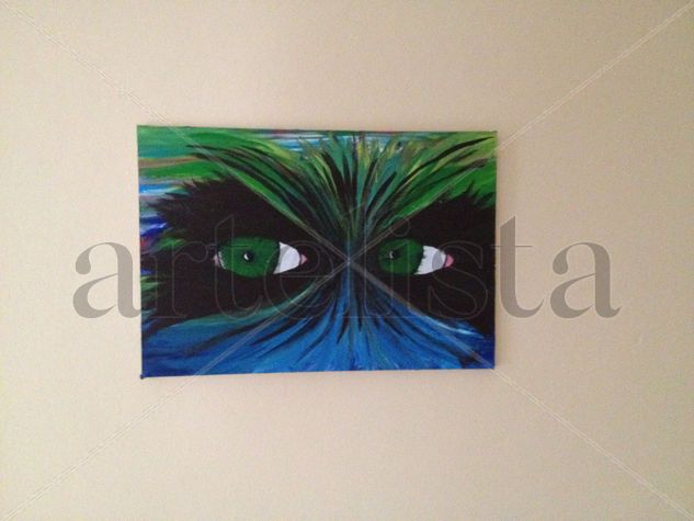 the look Acrylic Canvas Figure Painting