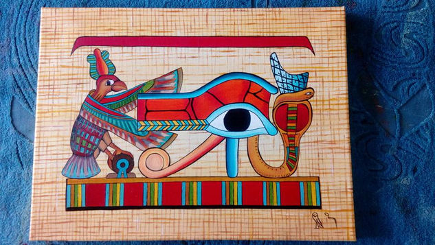 Ojo de Horus Oil Canvas Others