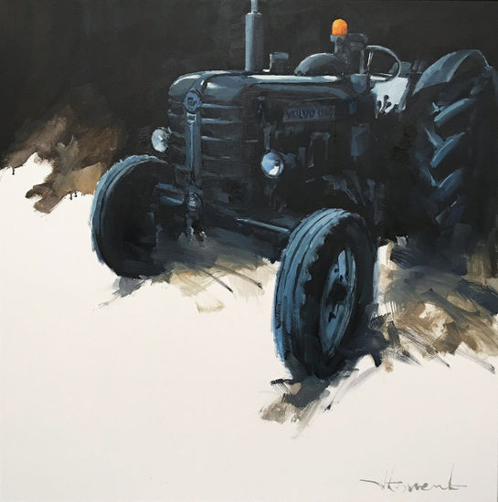 tractor Óleo Lienzo Otros