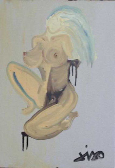 Mujer desnuda Oil Panel Nude Paintings