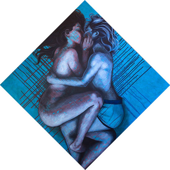 Nosotras Acrylic Canvas Nude Paintings