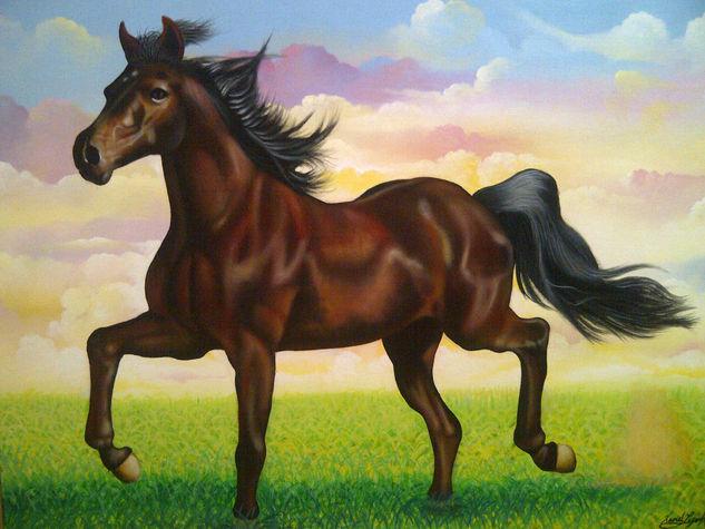 CABALLO Acrylic Canvas Animals