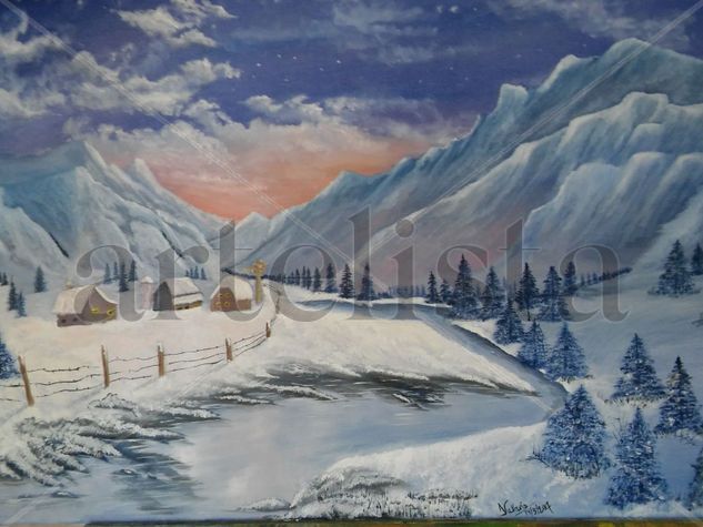 invierno Oil Canvas Landscaping