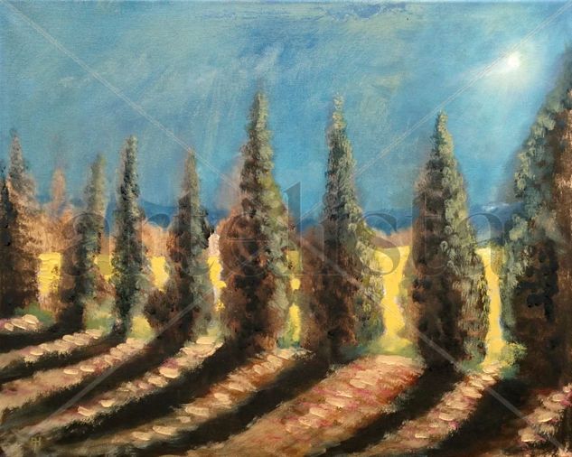 Tuscan Sun Oil Canvas Landscaping