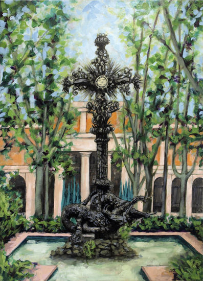 Plaza de la Cruz Acrylic Panel Landscaping