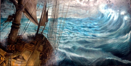 Into the sea