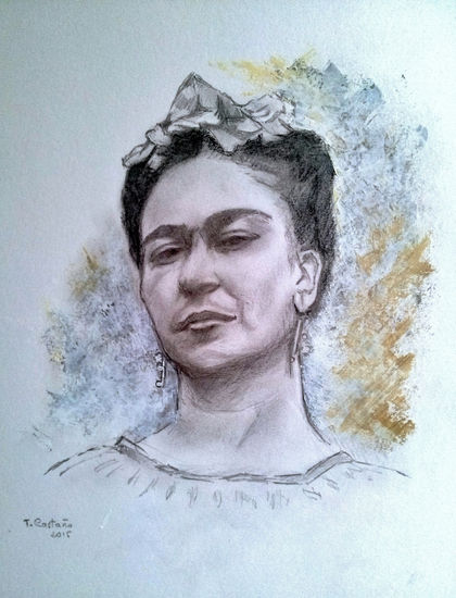 Frida Kalo Técnica Mixta